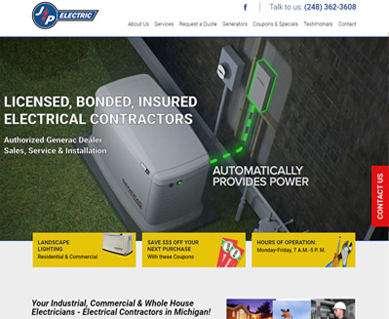 Electrician Website Design Portfolio Colorado